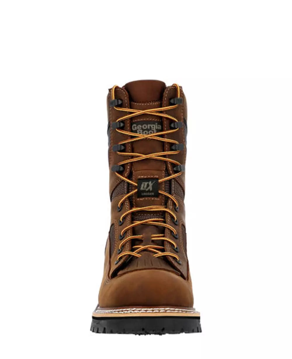 GEORGIA BOOTS  LTX LOGGER WATERPROOF WORK BOOTS