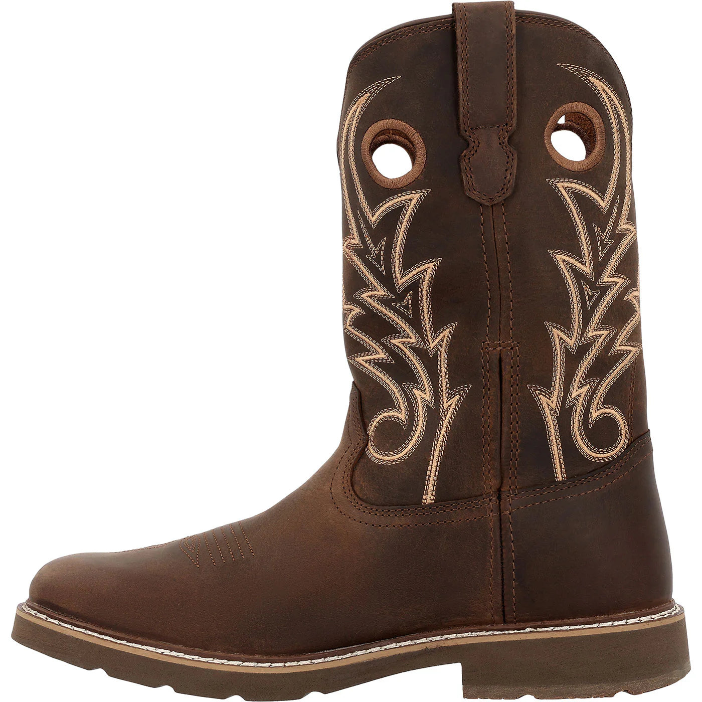 GEORGIA BOOT CORE 37 11" WESTERN PULL-ON WORK BOOT