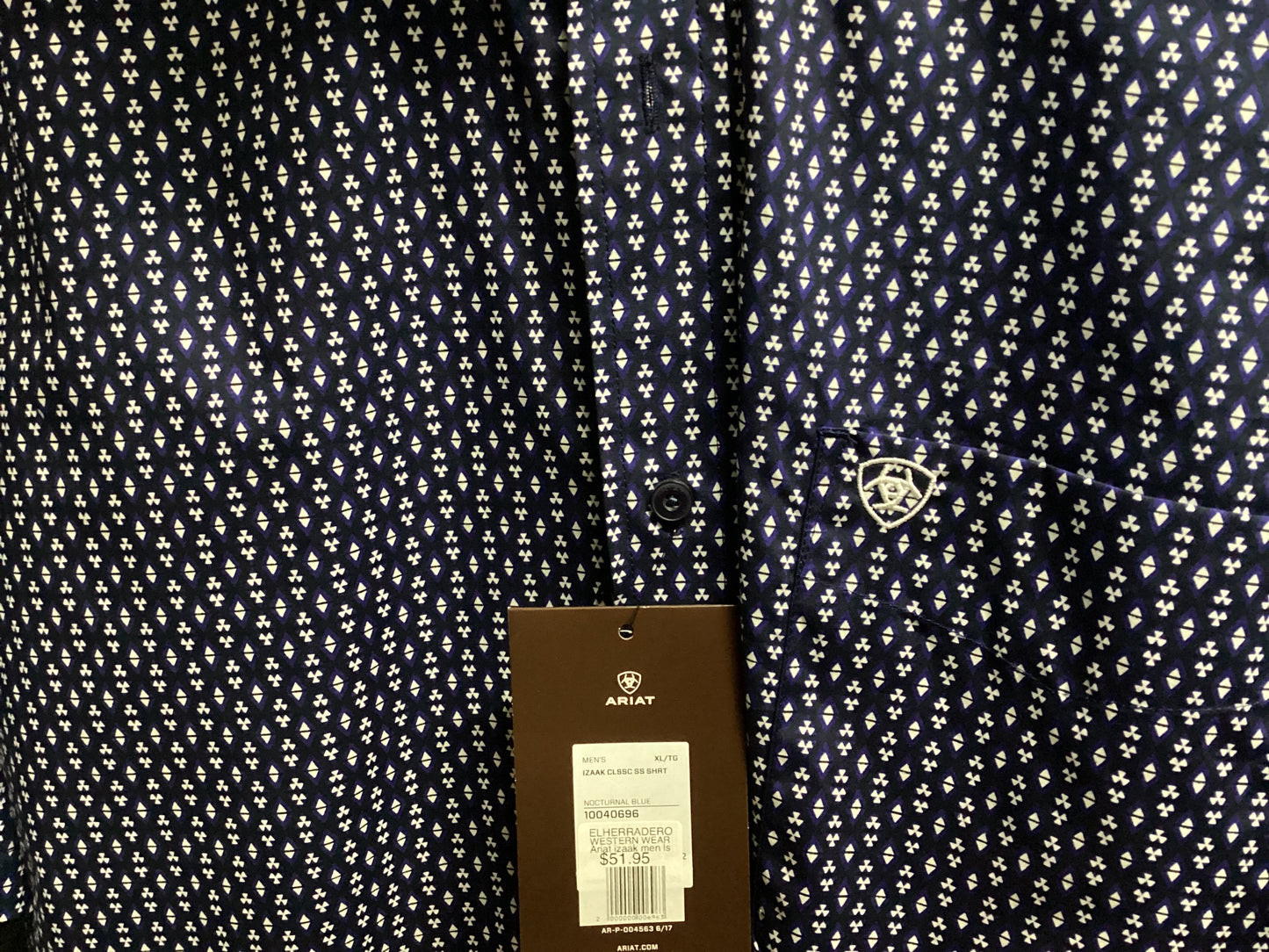 Ariat Men’s Izaak Classic SS Shirt