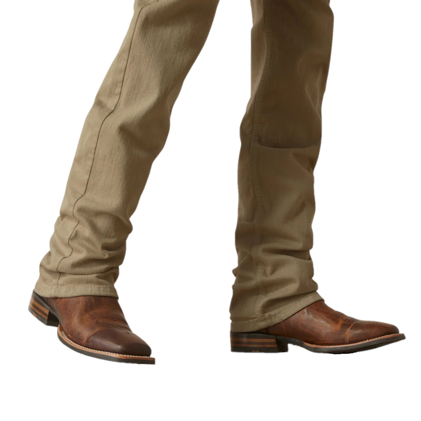 Ariat Men's M7 Rocker Stretch Dark Khaki Straight Leg Jeans #10044369