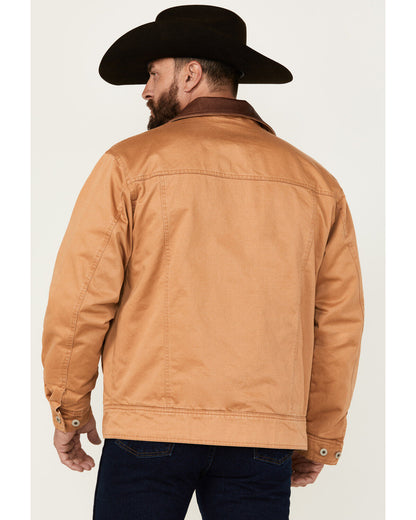 Resistol Men’s Journey Solid Canvas Button-Down Jacket