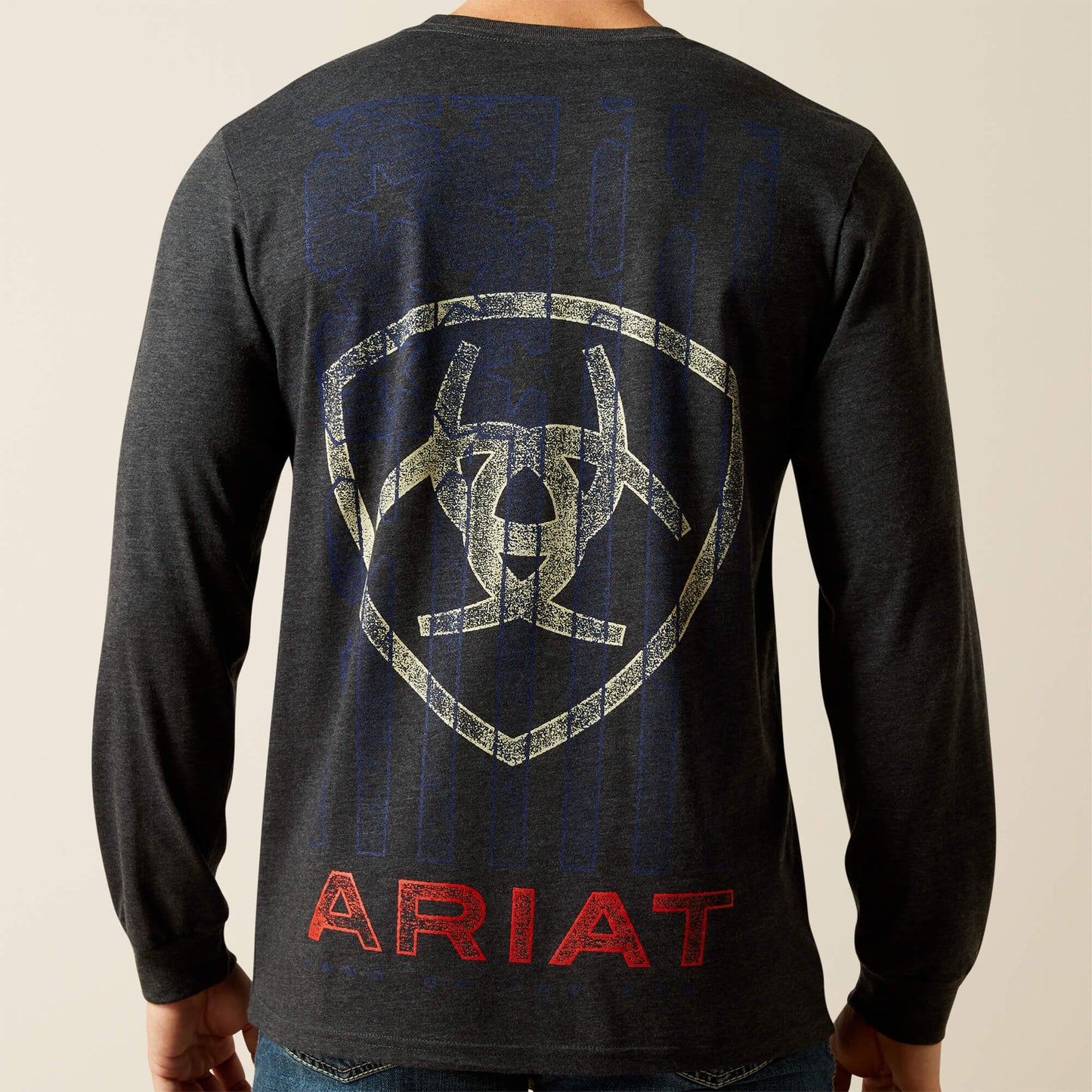 Ariat Men’s Stamped Freedom Classic Fit Long Sleeve T-Shirt