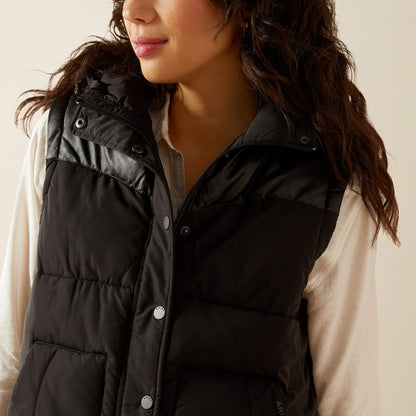 Ariat Women’s Frontier Puffer Vest (Black)
