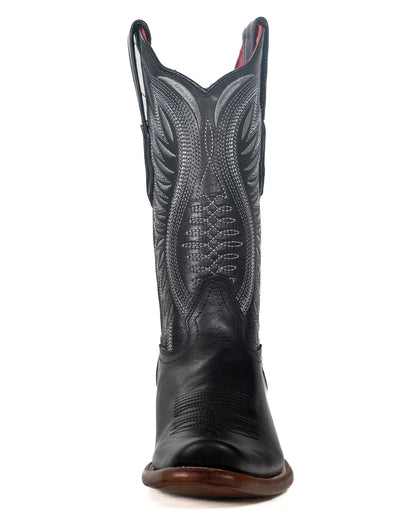 Los Altos Women’s Vergel Suede Leather Black High Top Boots