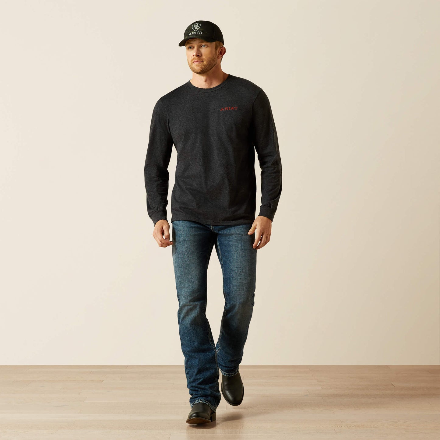 Ariat Men’s Stamped Freedom Classic Fit Long Sleeve T-Shirt