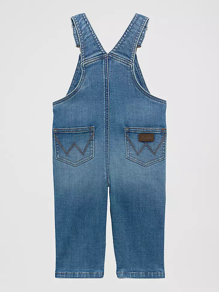 Wrangler Little Girls Denim Overalls