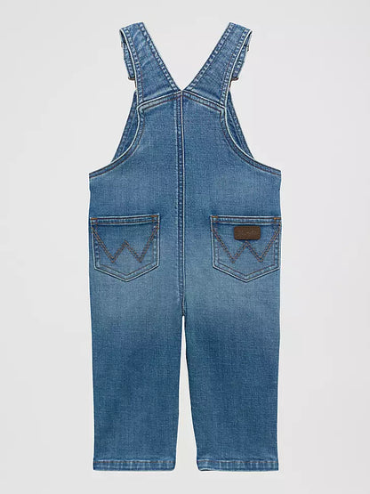 Wrangler Little Girls Denim Overalls
