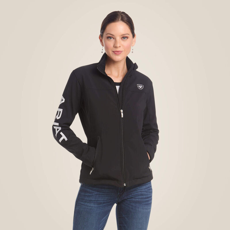 Ariat Women’s New Team Softshell Jacket (BLACK)