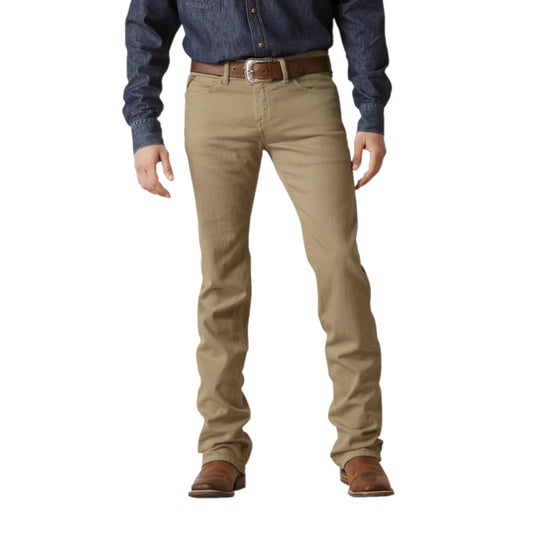 Ariat Men's M7 Rocker Stretch Dark Khaki Straight Leg Jeans #10044369