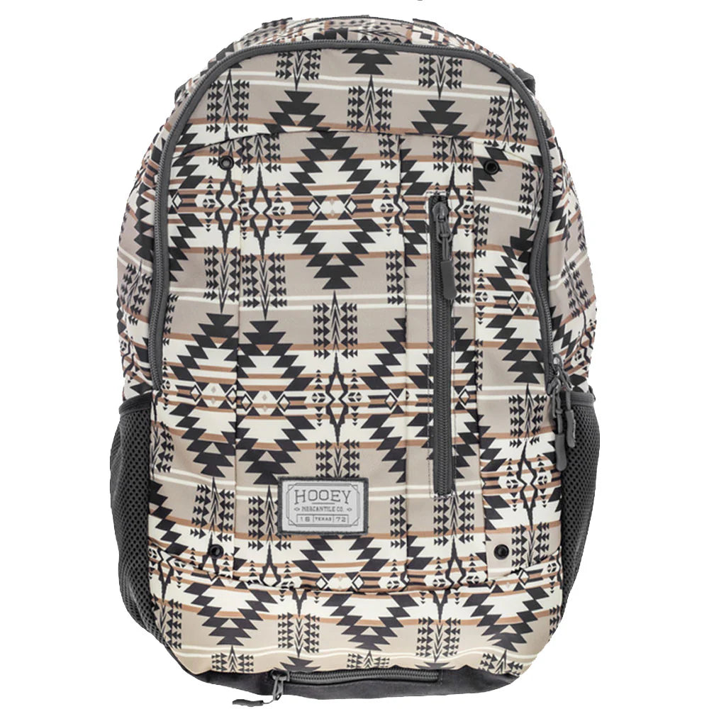 HOOEY “ROCKSTAR” CHARCOAL/ AZTEC BACKPACK