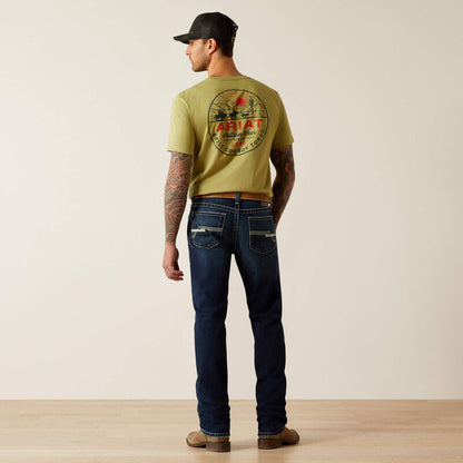 Ariat Mens M8 Modern Slim Matthew Straight Jeans Hillcrest - 10058930