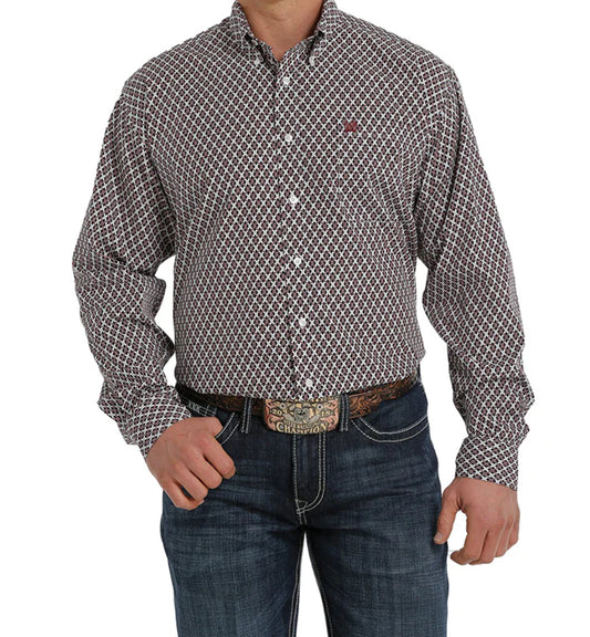 Cinch Men’s Print Long Sleeve Shirt