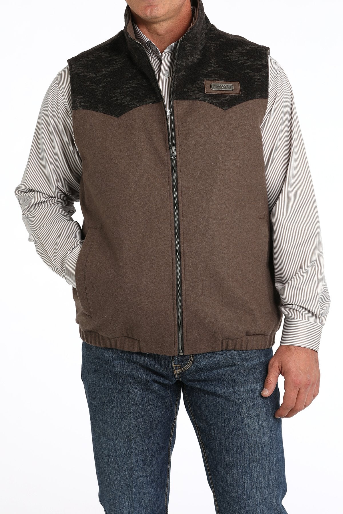 Cinch Men’s Concealed Carry Vest Brown