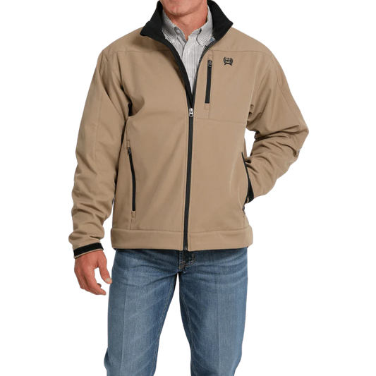 Cinch Men’s Lined Bonded Jacket Tan