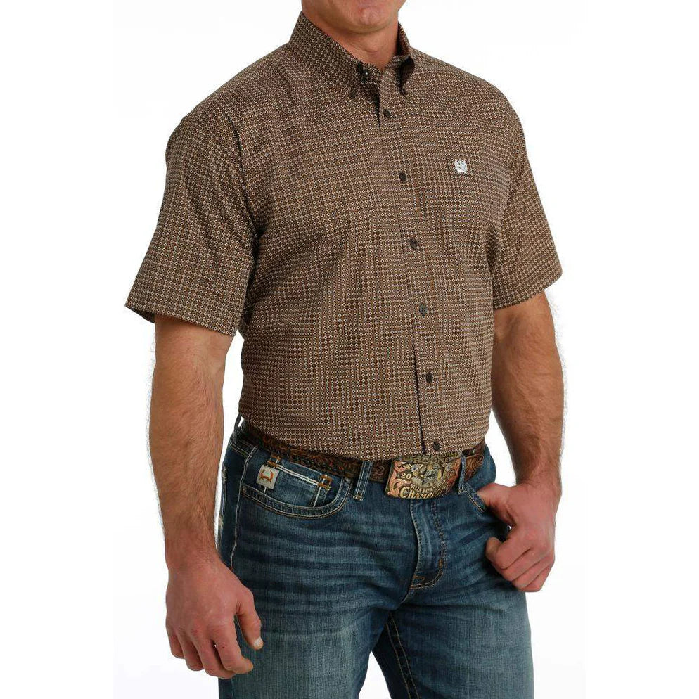 Cinch Men’s Brown SS Shirt