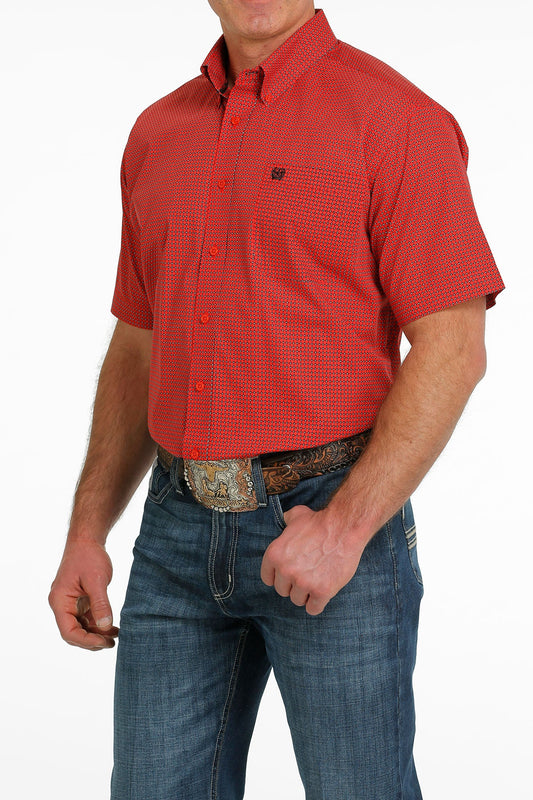 Cinch Men’s Red SS Shirt