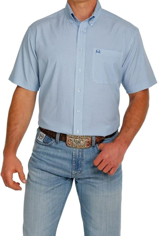 Cinch Men’s SS Dot Print Shirt