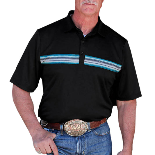 Cinch Men’s ArenaFlex SS Shirt Polo Black