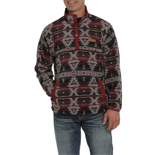 Cinch Men’s Polar Fleece Gray Pullover