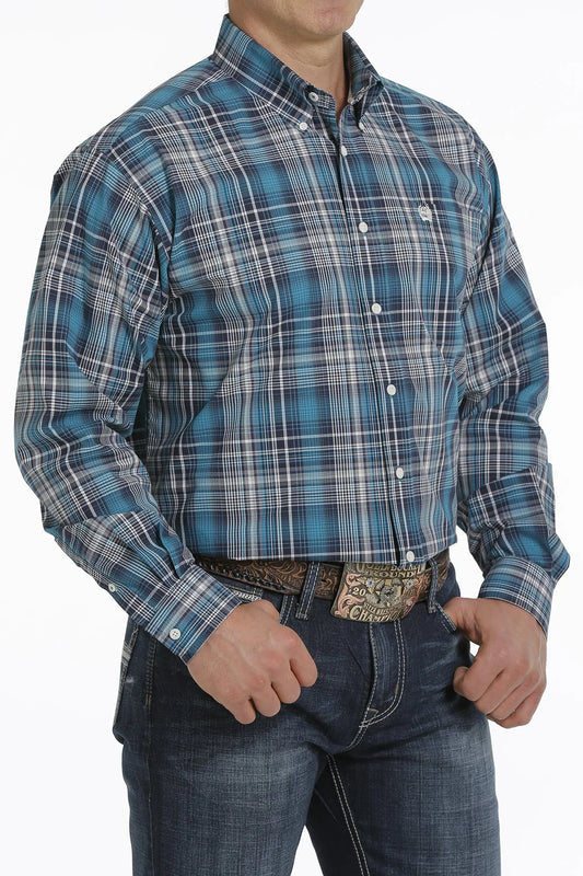 Cinch Men’s Plaid Button-Down Western Shirt