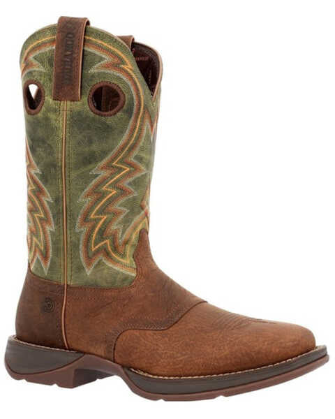 Durango Men’s Rebel ChestNut Green Western Boot