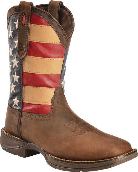 Durango Men’s Rebel Patriotic Pull On Flag Boot DB5554