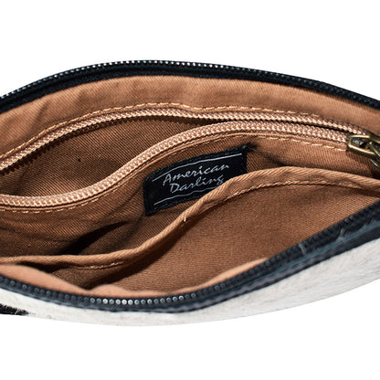 American Darling Crossbody Western Leather Women’s Bag ADBGS142BKWFRNG
