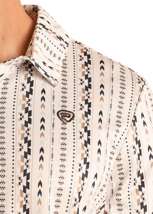 Rock&Roll Denim Men’s Aztec Printed Polo