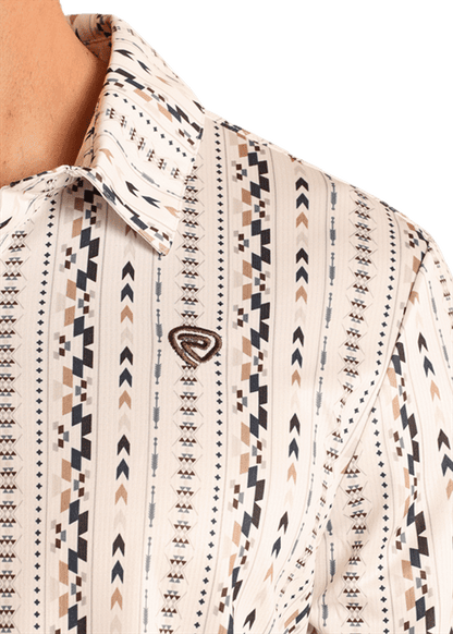 Rock&Roll Denim Men’s Aztec Printed Polo