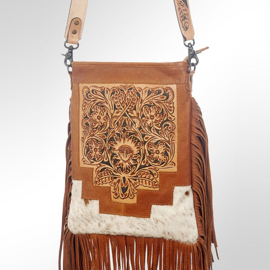 American Darling Tan Conceal Carry Crossbody bag