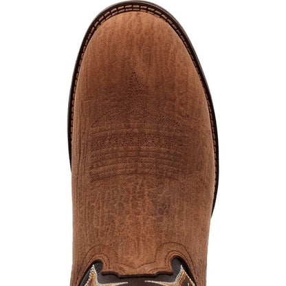 Durango Rebel Oak Bark Midnight Western Boot