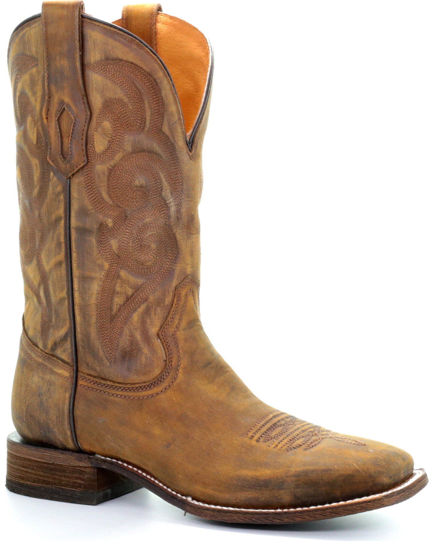 Corral Men’s Embroidered Square Toe Cowboy Boots