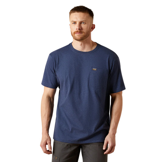 Ariat Men’s Rebar Cotton Strong Standard Pocket T-Shirt