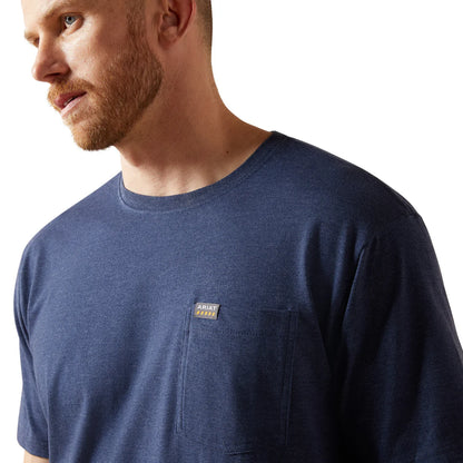 Ariat Men’s Rebar Cotton Strong Standard Pocket T-Shirt