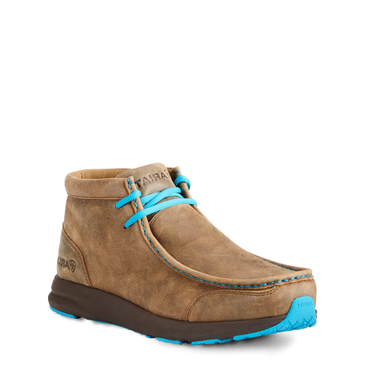 Ariat Mens SpitFire BrownBomber/Blue Moccasin Shoes