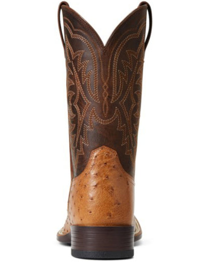 Ariat Men’s Full QuillOstrich NightLife Ultra Square Toe