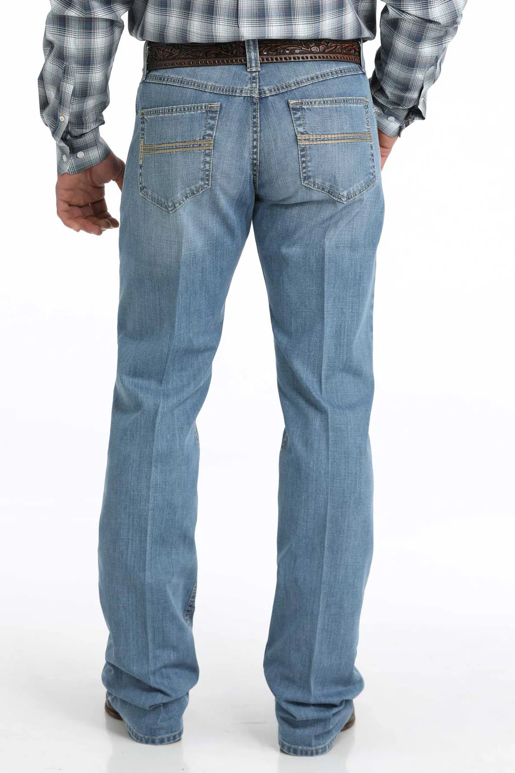 Cinch Men’s Carter 2.0 Relaxed Bootcut Jeans Light Stonewash