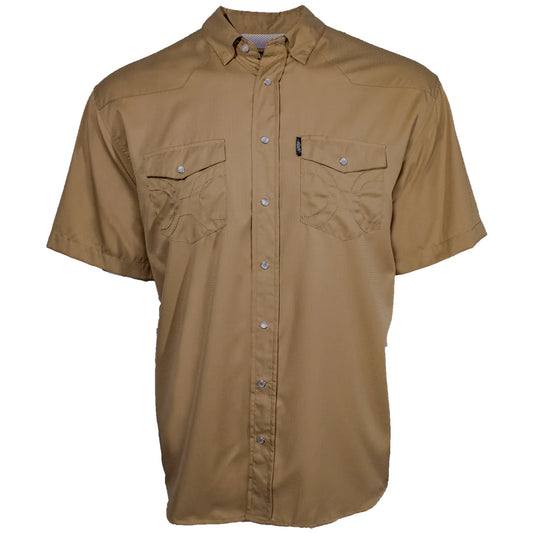 Hooey “Sol” Tigers Eye Short Sleeve Pearl Snap Shirt