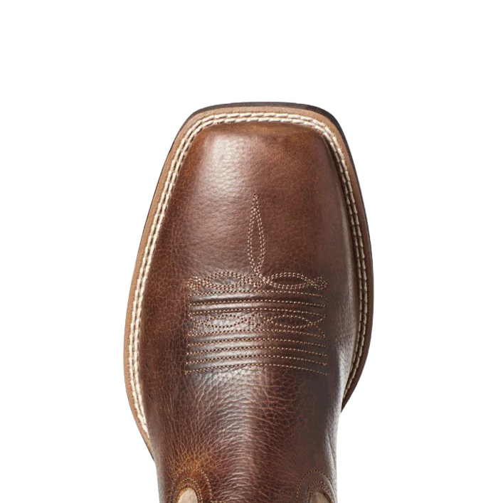 Ariat Men’s Qualifier Western Boot Champ Brown/Rosin Tan