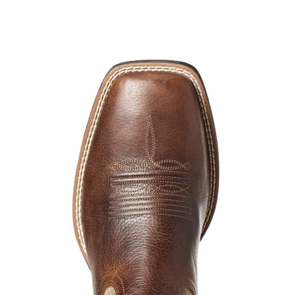 Ariat Men’s Qualifier Western Boot Champ Brown/Rosin Tan