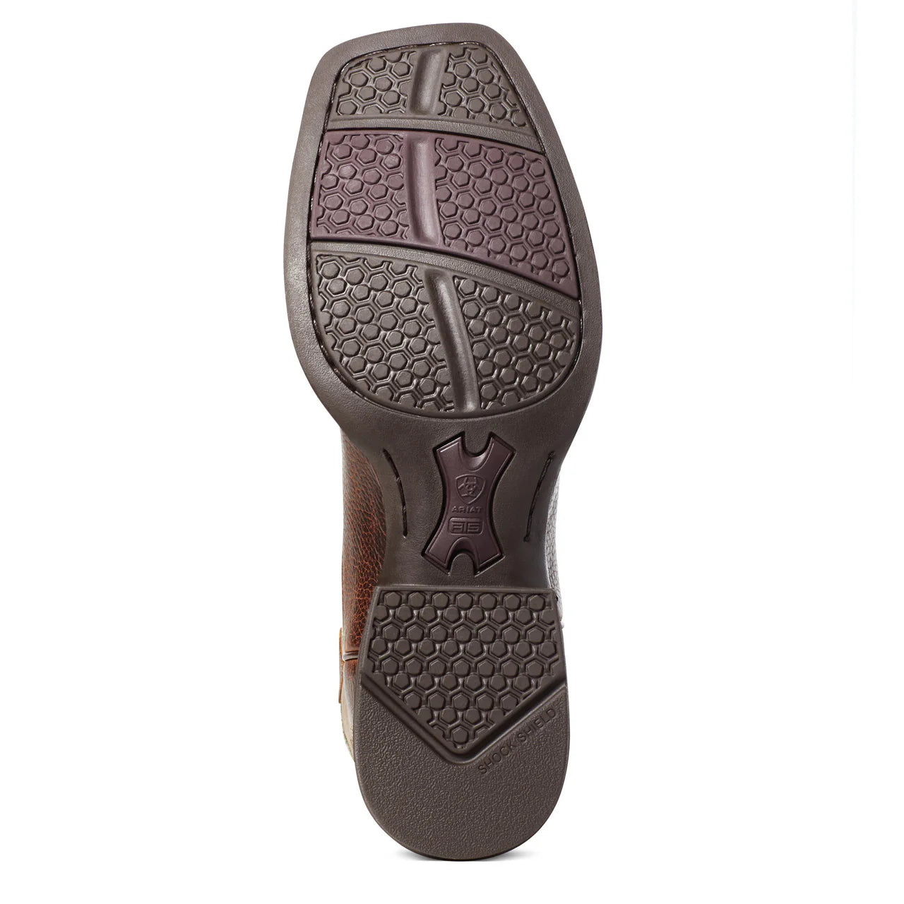 Ariat Men’s Qualifier Western Boot Champ Brown/Rosin Tan