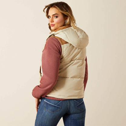 Ariat Women’s Frontier Puffer Vest (Oyster Grey)