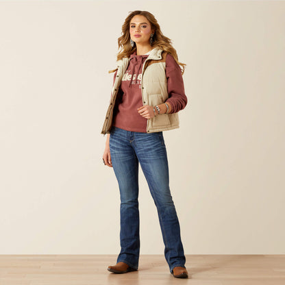 Ariat Women’s Frontier Puffer Vest (Oyster Grey)