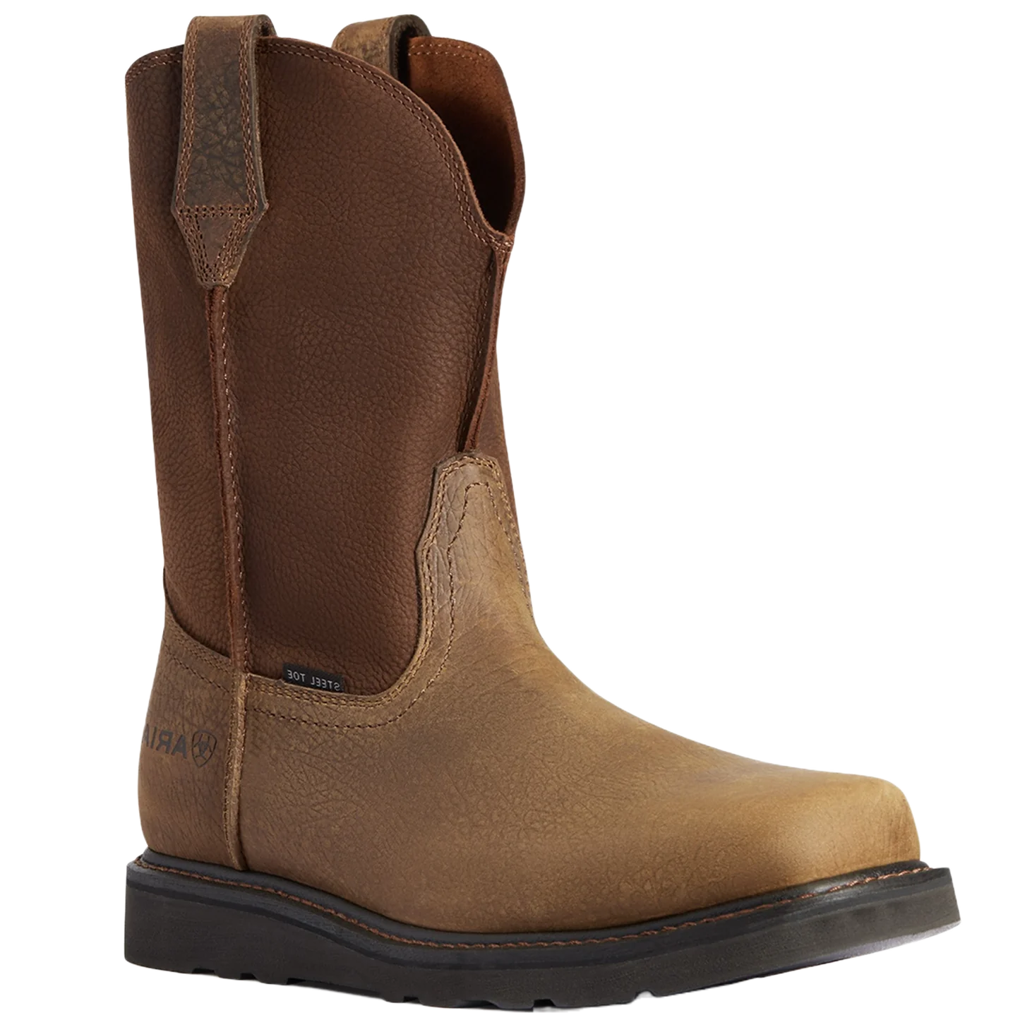 Ariat Rambler Work Wedge Steel Toe Earth/Brown Square Toe