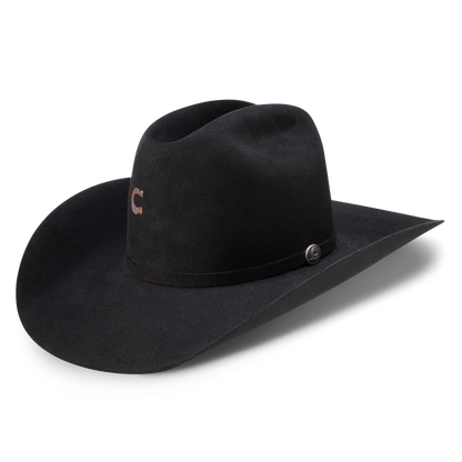 Charlie 1 Horse Black 6x Cash Felt Hat