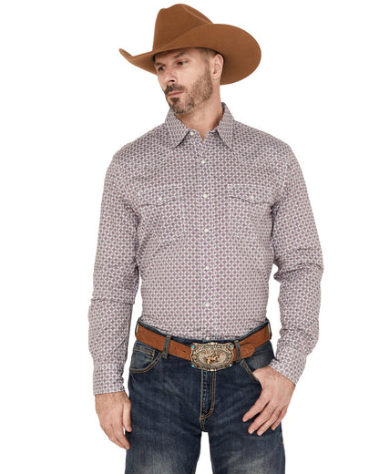 Wranglers 20X Men’s Medallion LS Snap Western Shirt