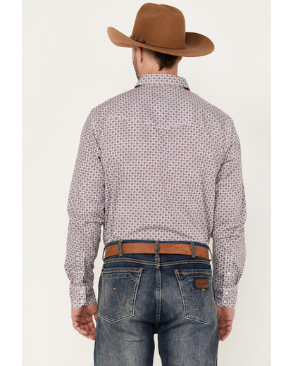 Wranglers 20X Men’s Medallion LS Snap Western Shirt