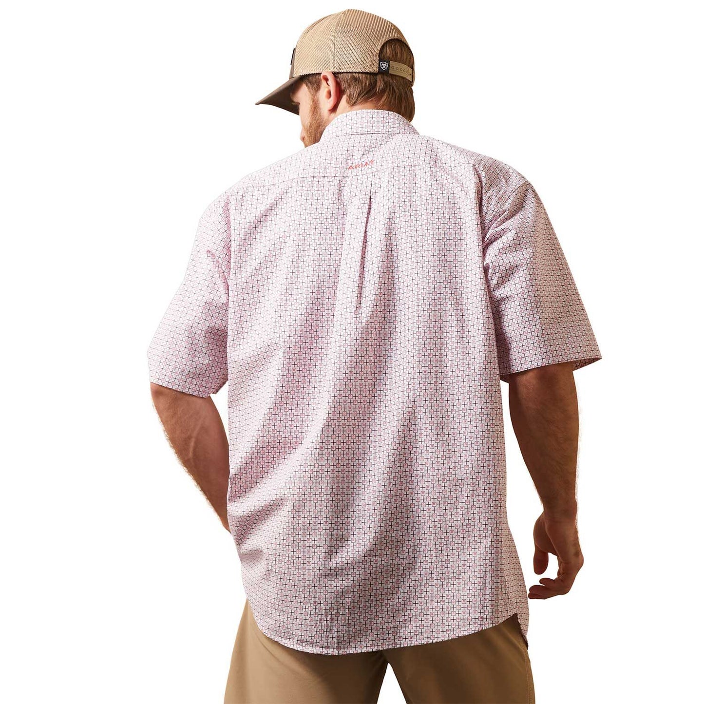 Ariat Men’s Davidson Classic SS Shirt Chalk Pink