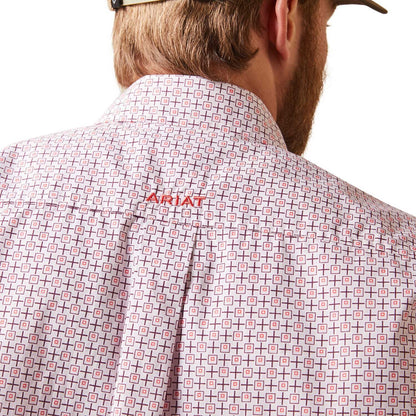Ariat Men’s Davidson Classic SS Shirt Chalk Pink