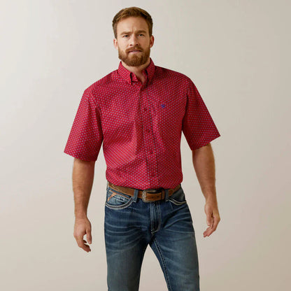 Ariat Men’s Jeremy Classic SS Shirt Red